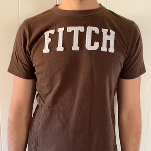 Abercrombie & Fitch brown muscle t-shirt - M
